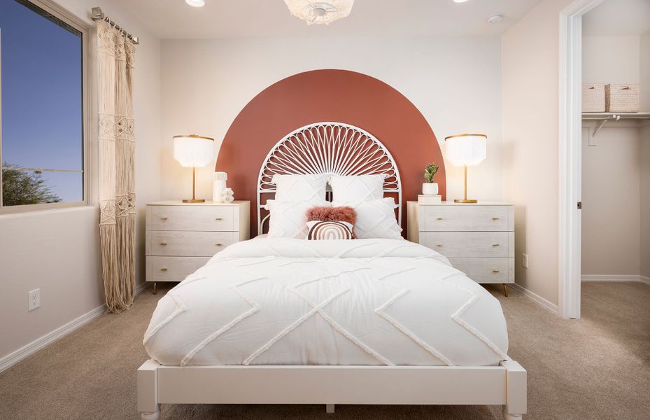 Furnished interior view inside a new home in Harvest - Enchantment Series, Queen Creek (Image 8).