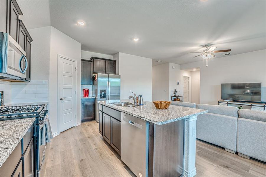 Furnished interior view inside a new home in , McKinney (Image 17).