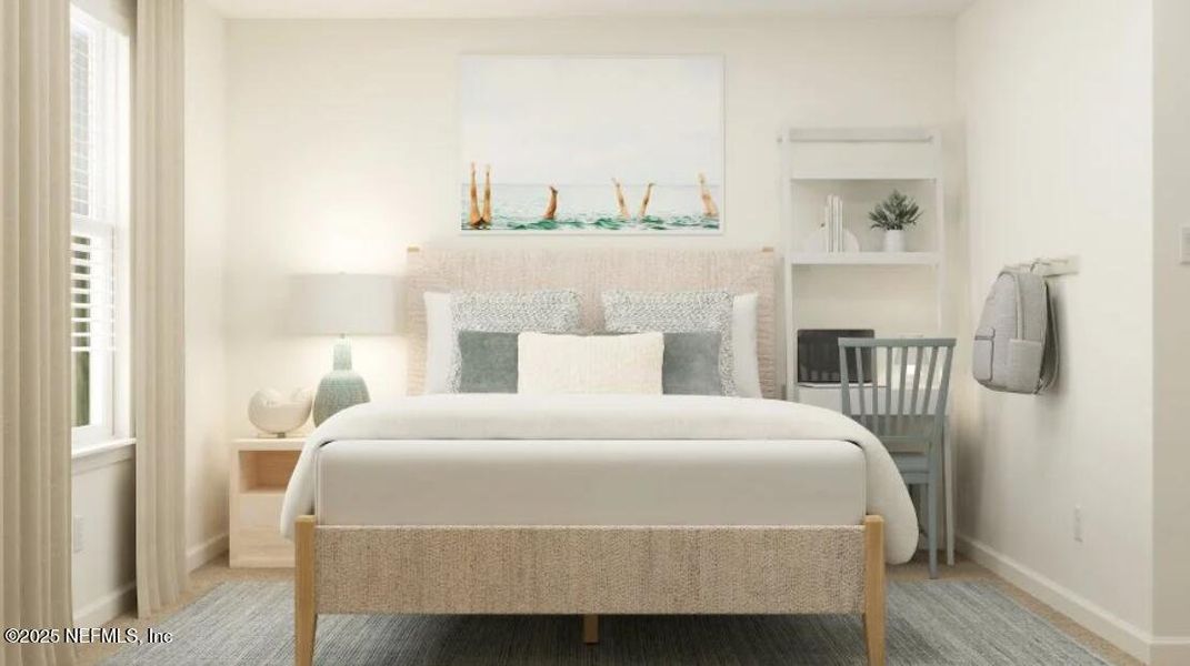 Furnished interior view inside a new home in Silver Meadows at SilverLeaf: Silver Meadows 50s, St. Augustine (Image 24).