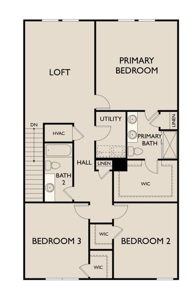 2D floor plan layout for the Murray by Ashton Woods in Tea Farm: Lake Series, Ravenel, SC (Image 4).