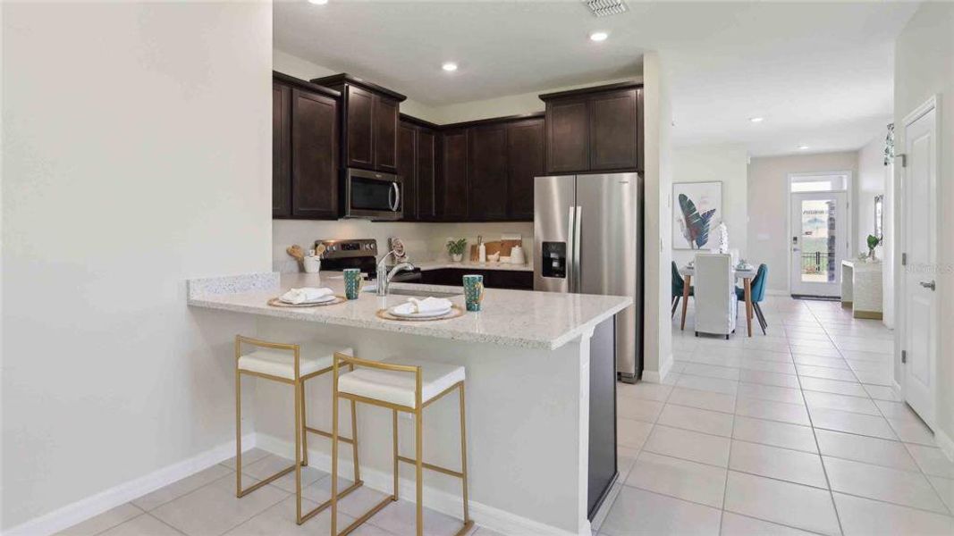 Furnished interior view inside a new home in Twisted Oaks, Wildwood (Image 16).