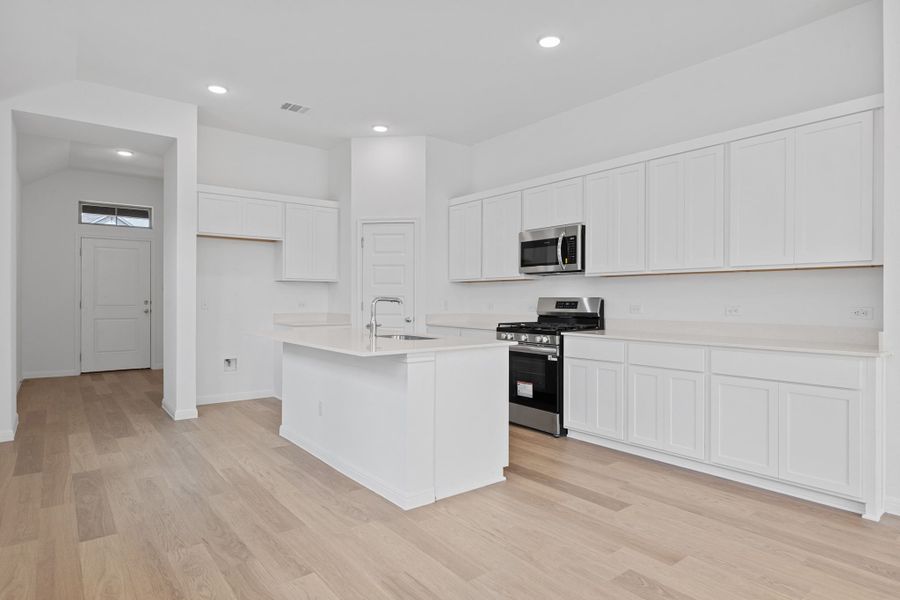 Furnished interior view inside a new home in Trinity Ranch, Elgin (Image 9).
