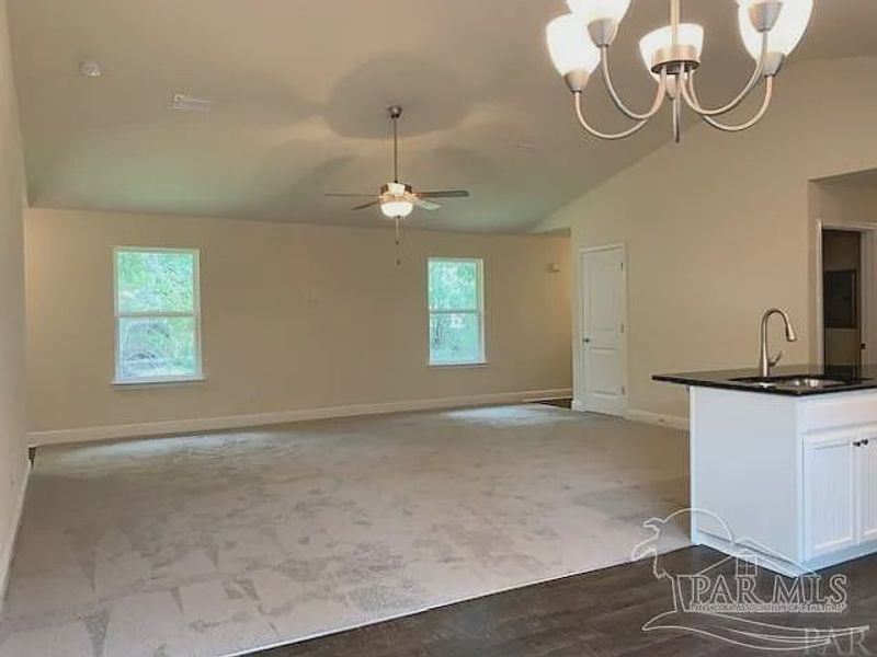 Spacious, unfurnished interior of a new home in Turtle Creek, Cantonment (Image 7).