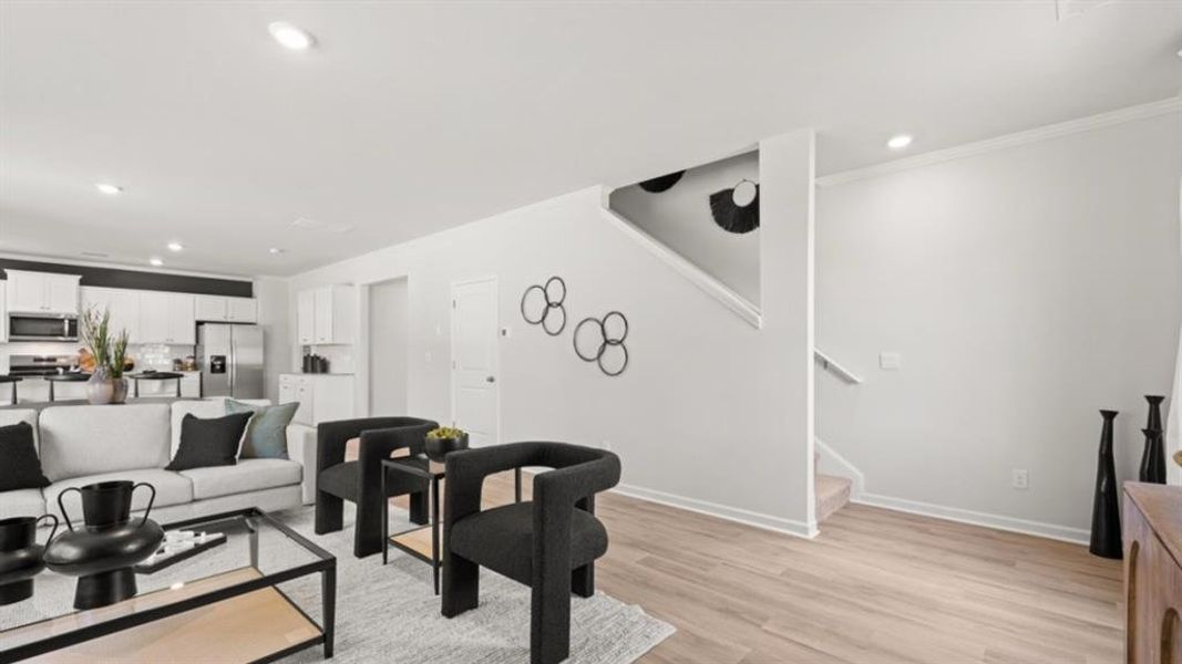 Furnished interior view inside a new home in Fairhaven, Lithia Springs (Image 30).