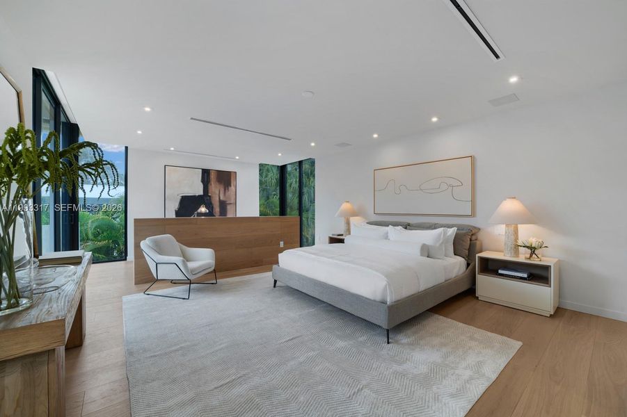 Furnished interior view inside a new home in , Miami (Image 6).