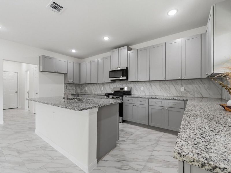 Furnished interior view inside a new home in , Houston (Image 5).
