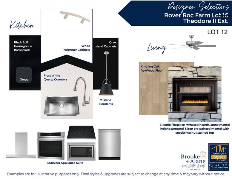 Sample of building materials used in homes in Rover Roc Farms, Williamson (Image 2).