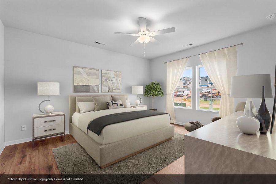 Furnished interior view inside a new home in Hanes Lake, Winston-Salem (Image 10).