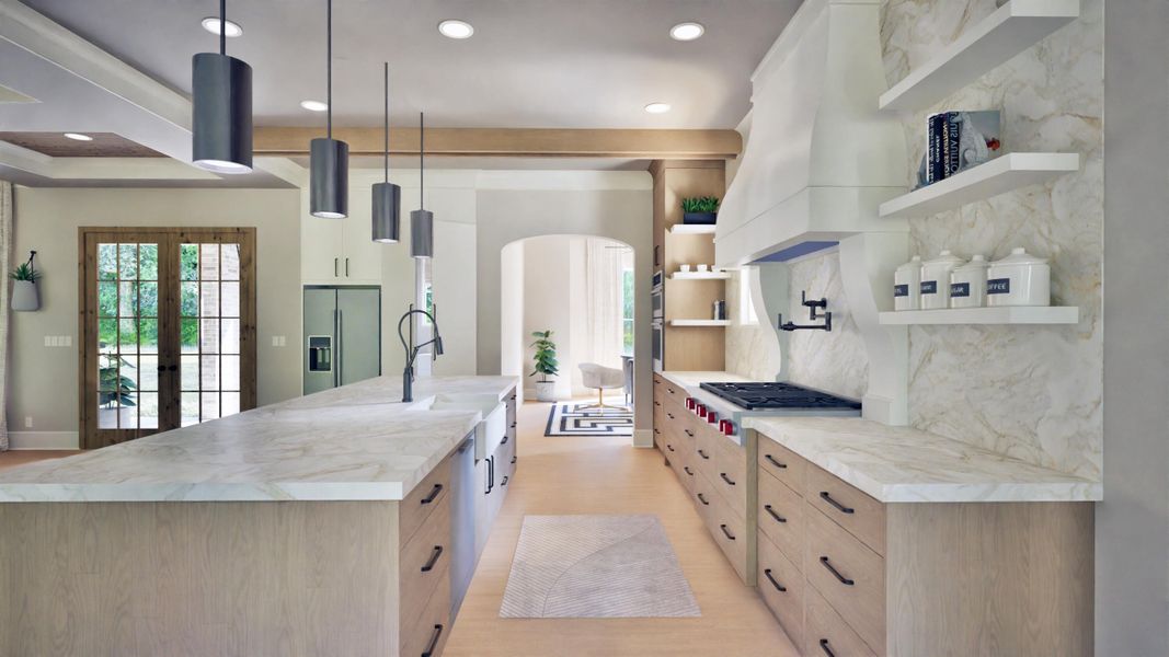 Furnished interior view inside a new home in , Johns Island (Image 8).