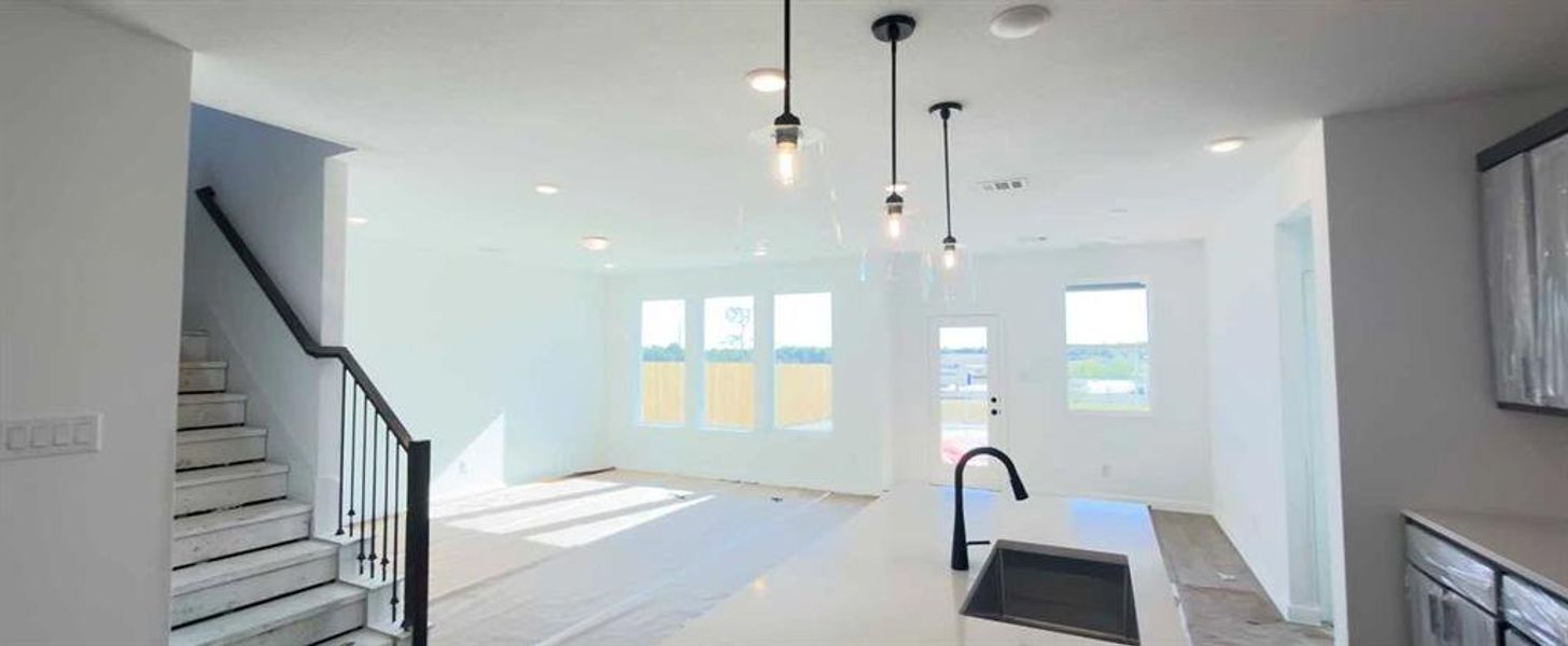 Open Kitchen-Living-Dining Room Construction Progress