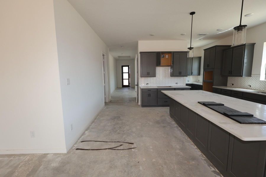 In-progress construction of a new home in Sundance Cove Lakeside - Overlook View Collection, Crosby, TX (Image 8).