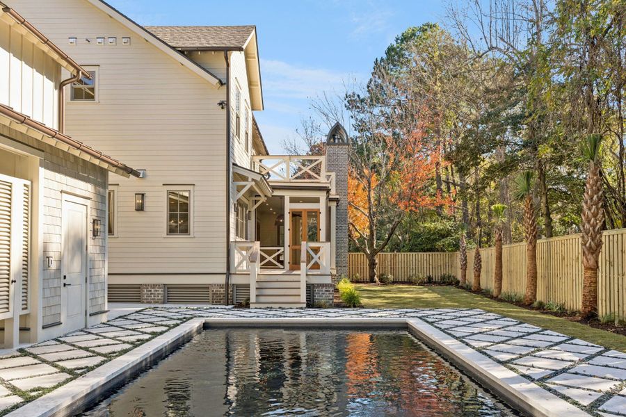 Exterior details and patio area of a home in , Mount Pleasant (Image 40). Exterior details and patio area of a home in , Mount Pleasant (Image 40).