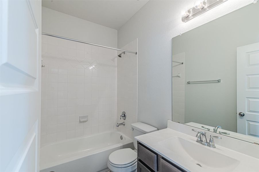 Furnished interior view inside a new home in Marvida, Cypress (Image 15).