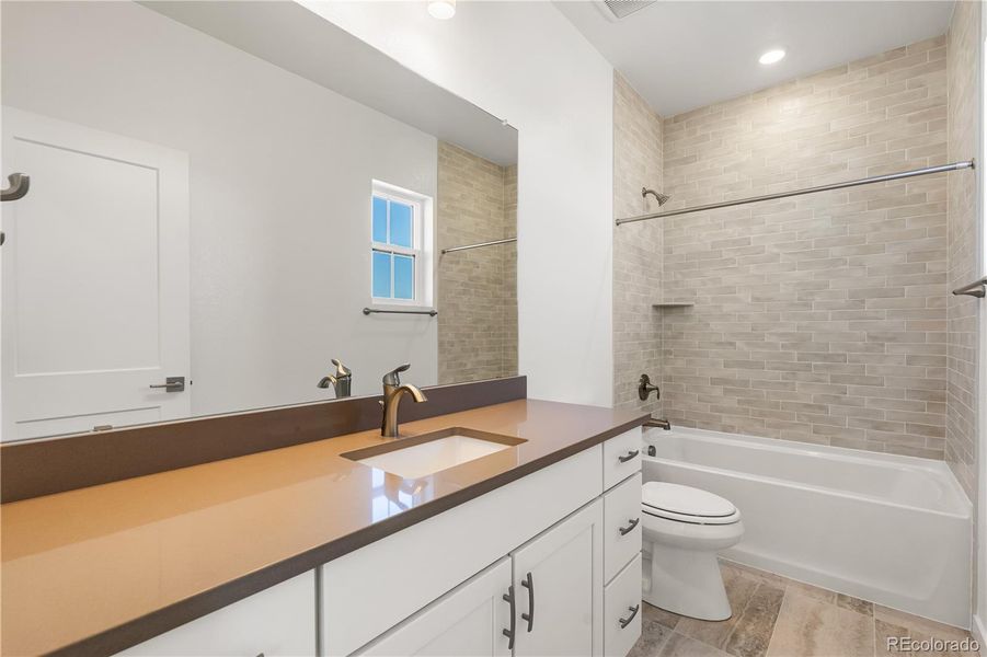 Furnished interior view inside a new home in Harmony at Solstice, Littleton (Image 12).