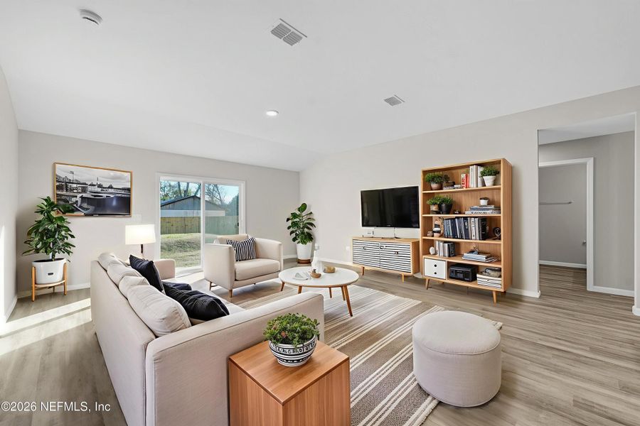 Furnished interior view inside a new home in , Jacksonville (Image 12).