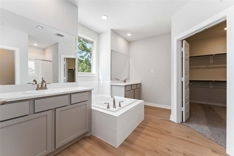 Furnished interior view inside a new home in Barton Place, Cleveland (Image 7). Furnished interior view inside a new home in Barton Place, Cleveland (Image 7).