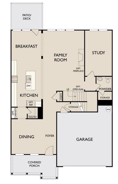 2D floor plan layout for the Savoy by Ashton Woods in Arbors at Richland Creek, Buford, GA (Image 4). 2D floor plan layout for the Savoy by Ashton Woods in Arbors at Richland Creek, Buford, GA (Image 4).