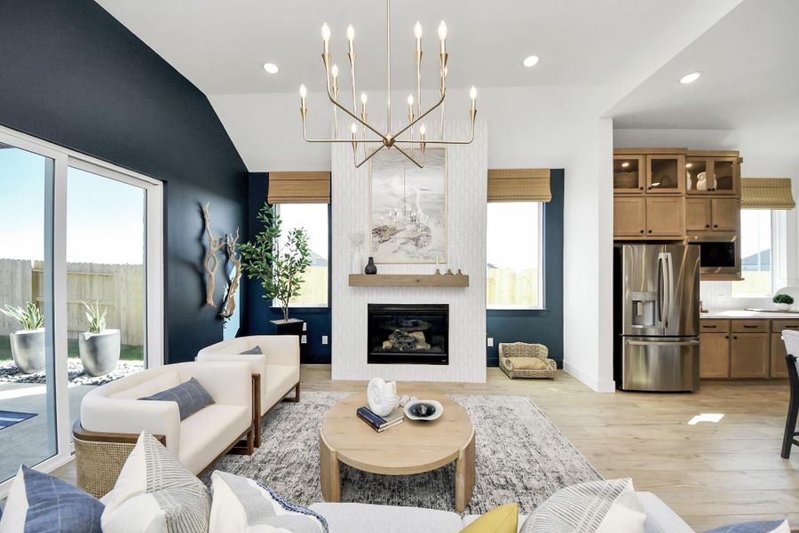 Furnished interior view inside a new home in Meridiana, Manvel (Image 26).