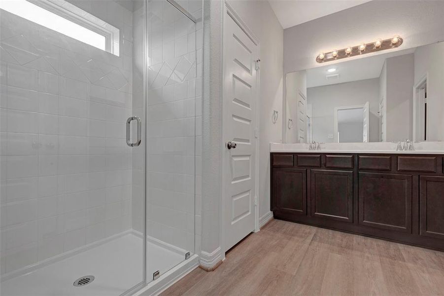 Furnished interior view inside a new home in Marvida, Cypress (Image 7).