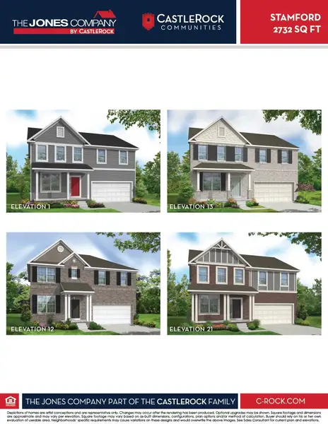 Front exterior of a new home in McCain's Station, Gallatin, TN, highlighting curb appeal (Image 2).