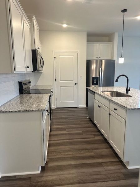 Furnished interior view inside a new home in Providence Station at Trolley Run, Aiken (Image 9).