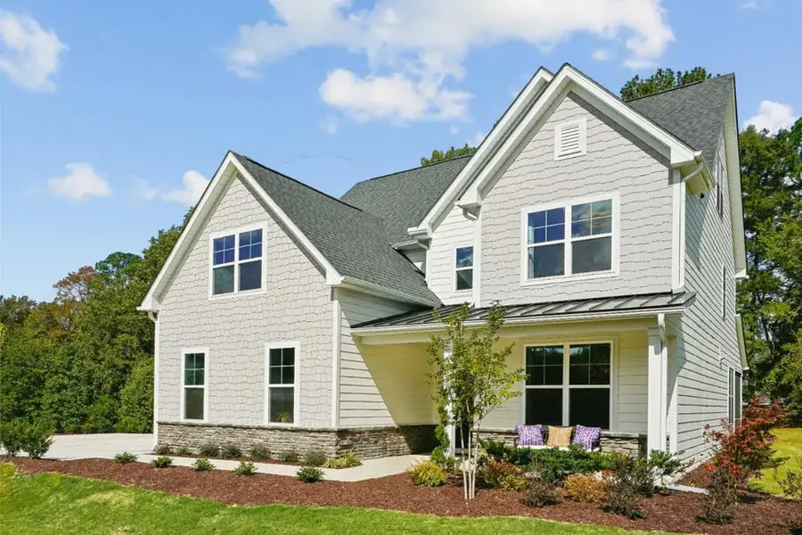 Representative exterior photo of a completed home built from the Fontana by Caruso Homes in Blue Run, Raleigh, NC (Image 20). Representative exterior photo of a completed home built from the Fontana by Caruso Homes in Blue Run, Raleigh, NC (Image 20).