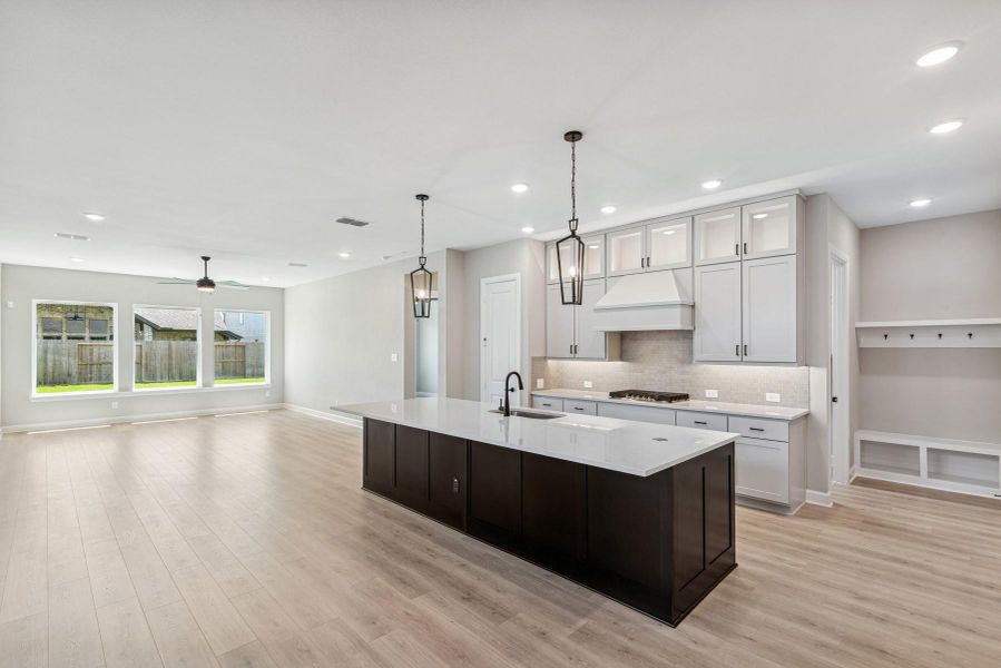 Furnished interior view inside a new home in Riceland 60’ Homesites, Mont Belvieu (Image 6).