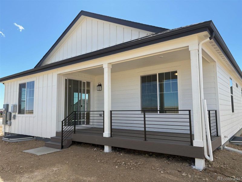 Exterior details and patio area of a home in , Erie (Image 2). Exterior details and patio area of a home in , Erie (Image 2).