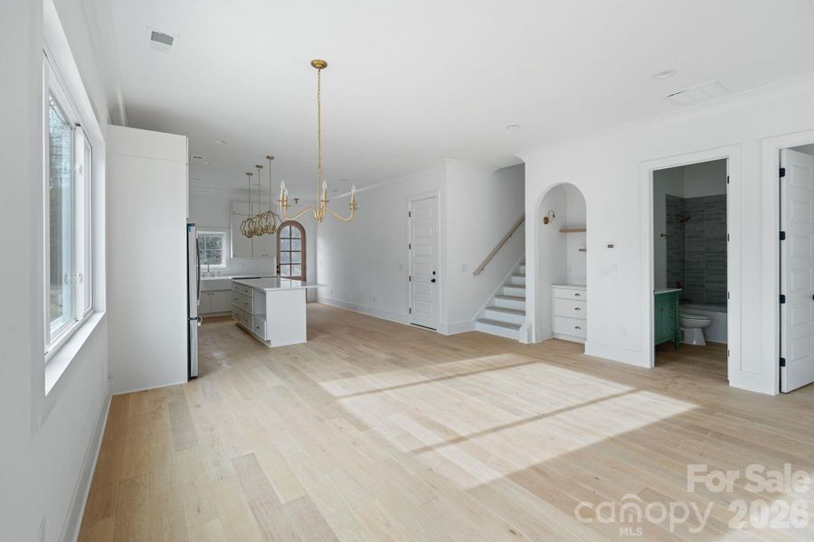 Spacious, unfurnished interior of a new home in , Charlotte (Image 31).