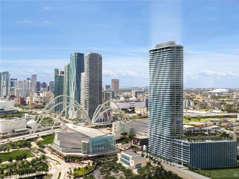 Condo located in Miami, FL showcasing its design and architecture (Image 4).