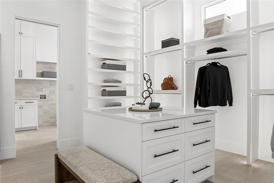 Furnished interior view inside a new home in Avadene at Las Colinas, Irving (Image 37).