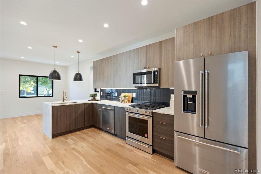 Furnished interior view inside a new home in , Denver (Image 7). Furnished interior view inside a new home in , Denver (Image 7).