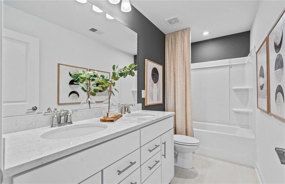 Furnished interior view inside a new home in Briar Creek, Atlanta (Image 14).