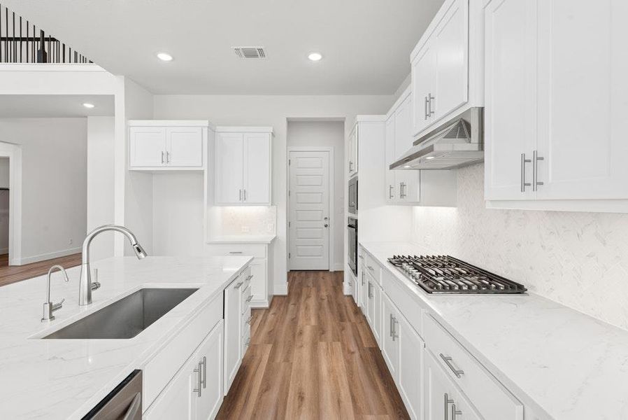 Furnished interior view inside a new home in Blackhawk, Pflugerville (Image 10).