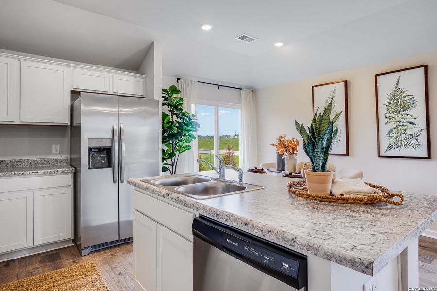 Furnished interior view inside a new home in Red Hawk Landing, San Antonio (Image 16).