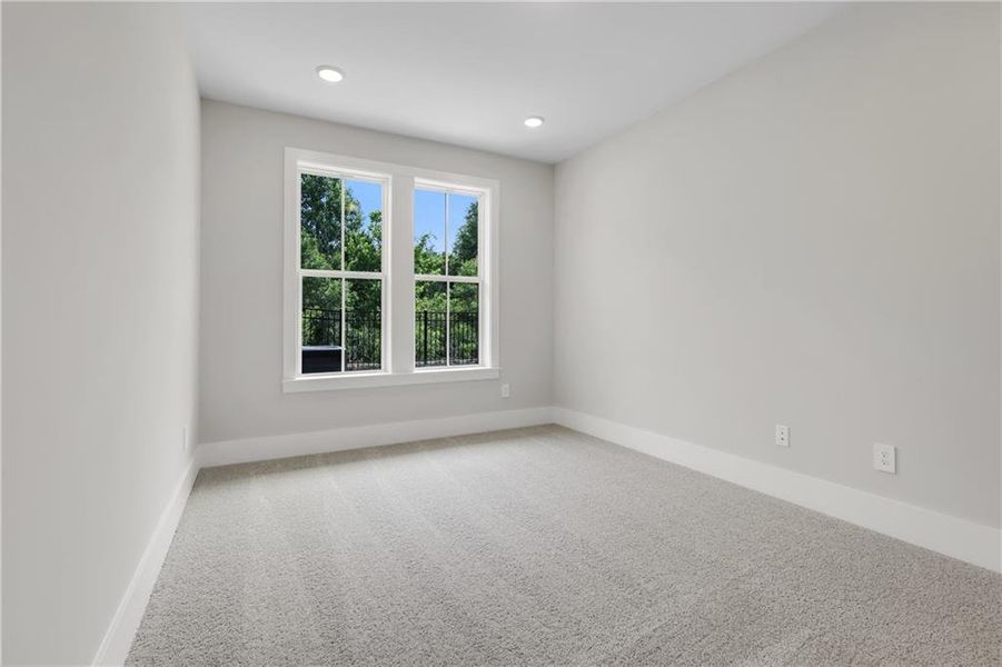 Spacious, unfurnished interior of a new home in Echo Park, Suwanee (Image 24). Spacious, unfurnished interior of a new home in Echo Park, Suwanee (Image 24).
