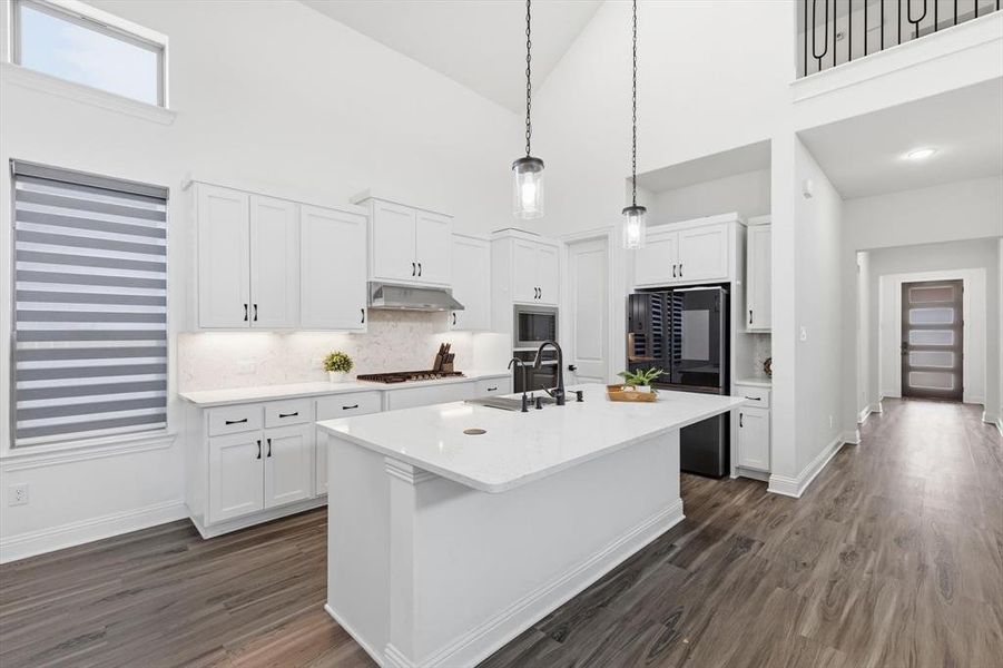 Furnished interior view inside a new home in , Northlake (Image 8).