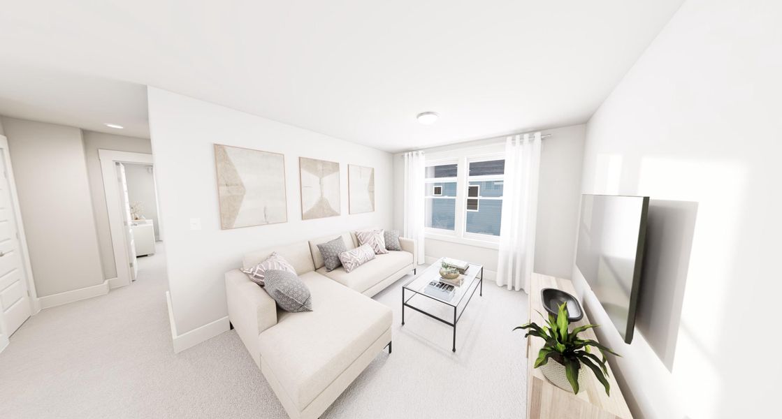 Furnished interior view inside a new home in Ponder, Wendell (Image 11).