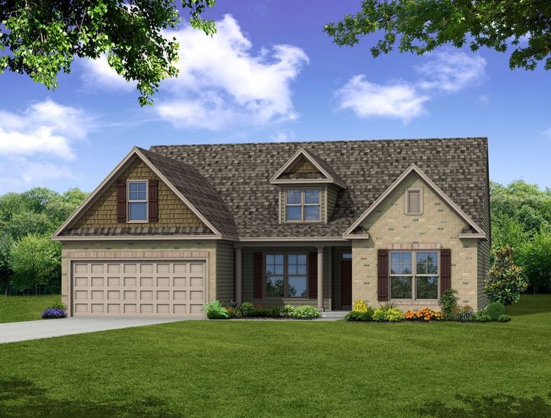 Image 8 representing the Asheboro by Eastwood Homes in The Enclave at French Quarter Creek, Huger, SC.