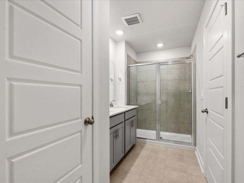 Furnished interior view inside a new home in Avalon Townes, Lyman (Image 7).