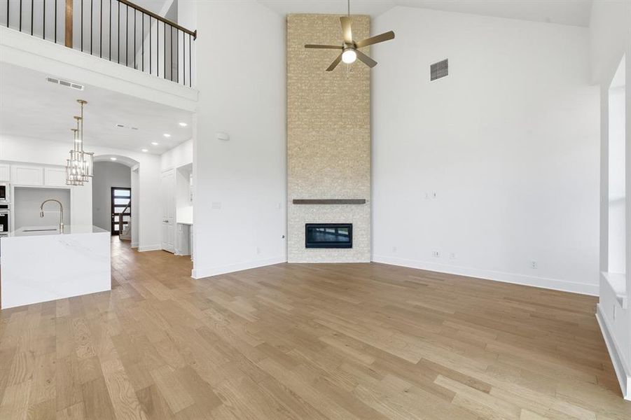 Spacious, unfurnished interior of a new home in Wildflower Ranch: 50ft. lots, Dish (Image 28).