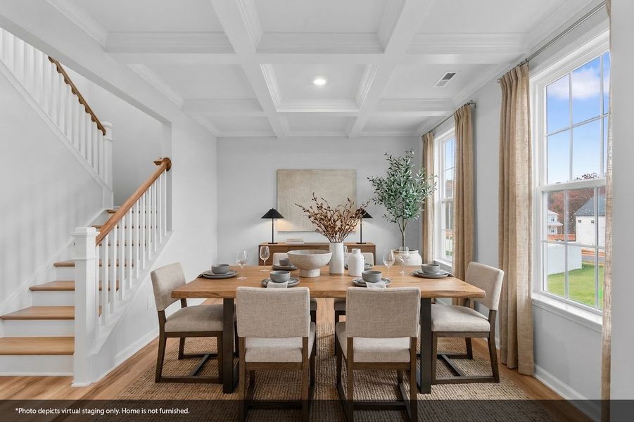 Furnished interior view inside a new home in Hanes Lake, Winston-Salem (Image 9).