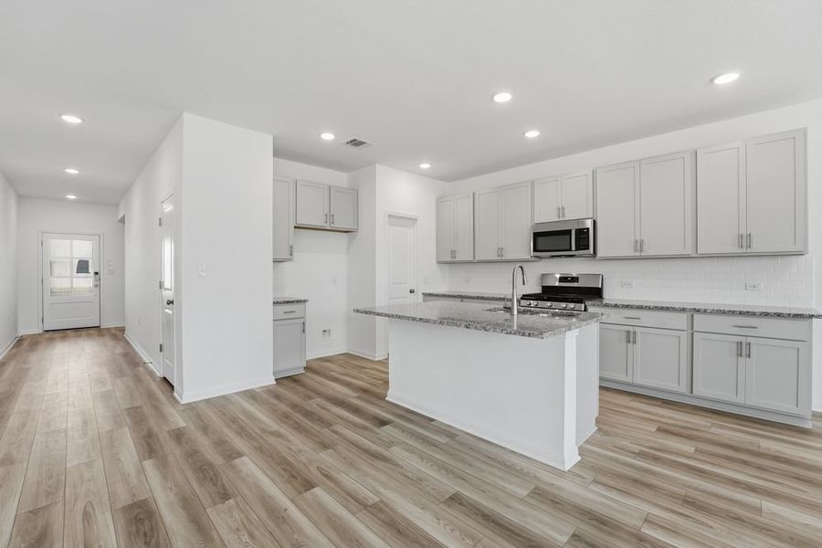 Furnished interior view inside a new home in Lisso, Pflugerville (Image 7).