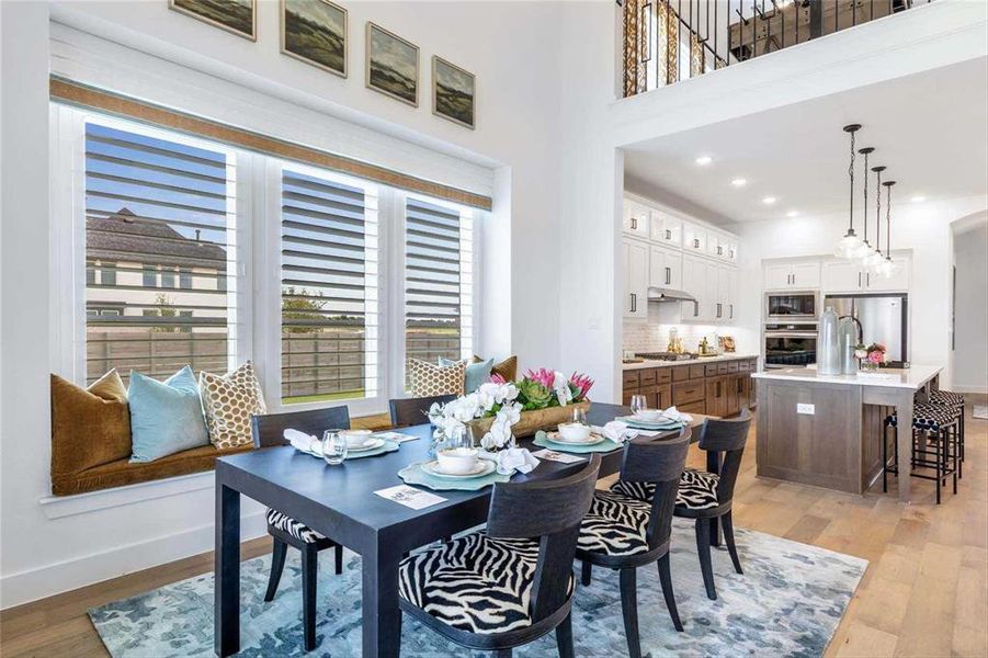 Furnished interior view inside a new home in Painted Tree, McKinney (Image 4).