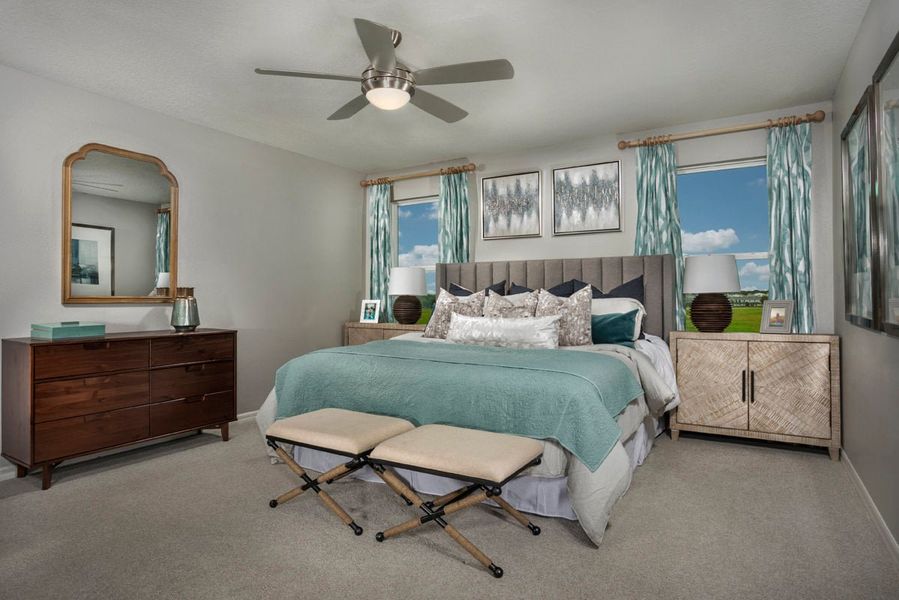 Representative furnished interior of a home built from the 2387 by KB Home in The Shores II, St. Cloud (Image 6).