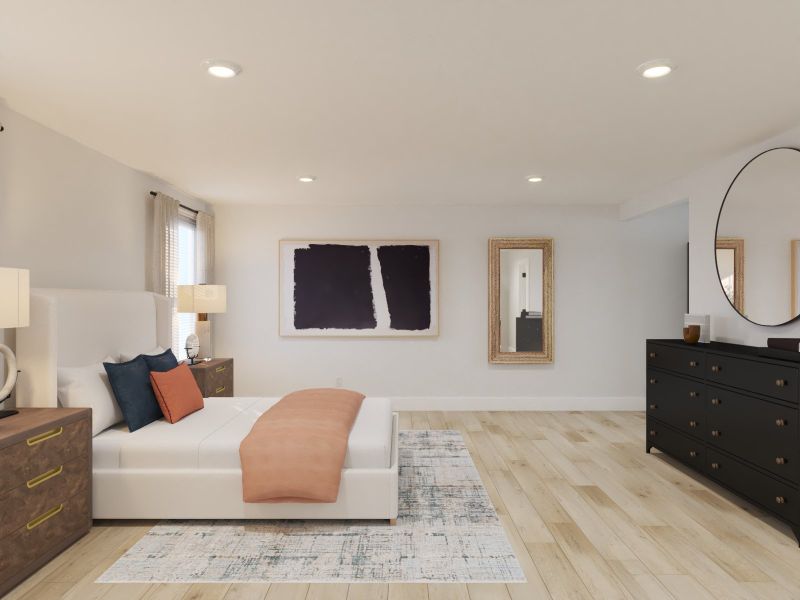Furnished interior view inside a new home in Poplar Farms, Franklin (Image 9).
