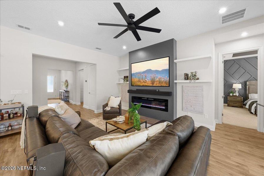 Furnished interior view inside a new home in , St. Johns (Image 12).