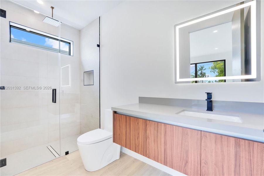 Furnished interior view inside a new home in , Hollywood (Image 13).