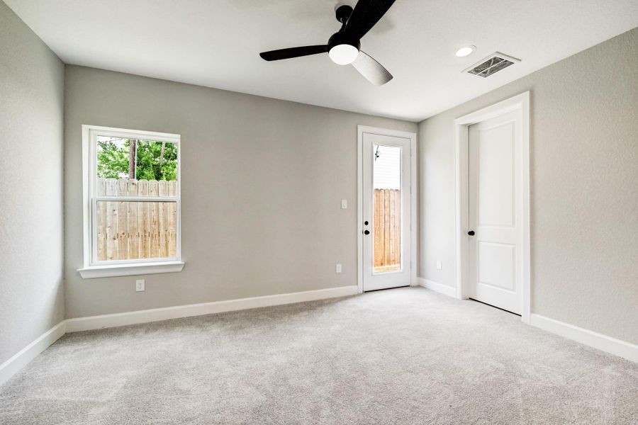 Spacious, unfurnished interior of a new home in , Houston (Image 24). Spacious, unfurnished interior of a new home in , Houston (Image 24).