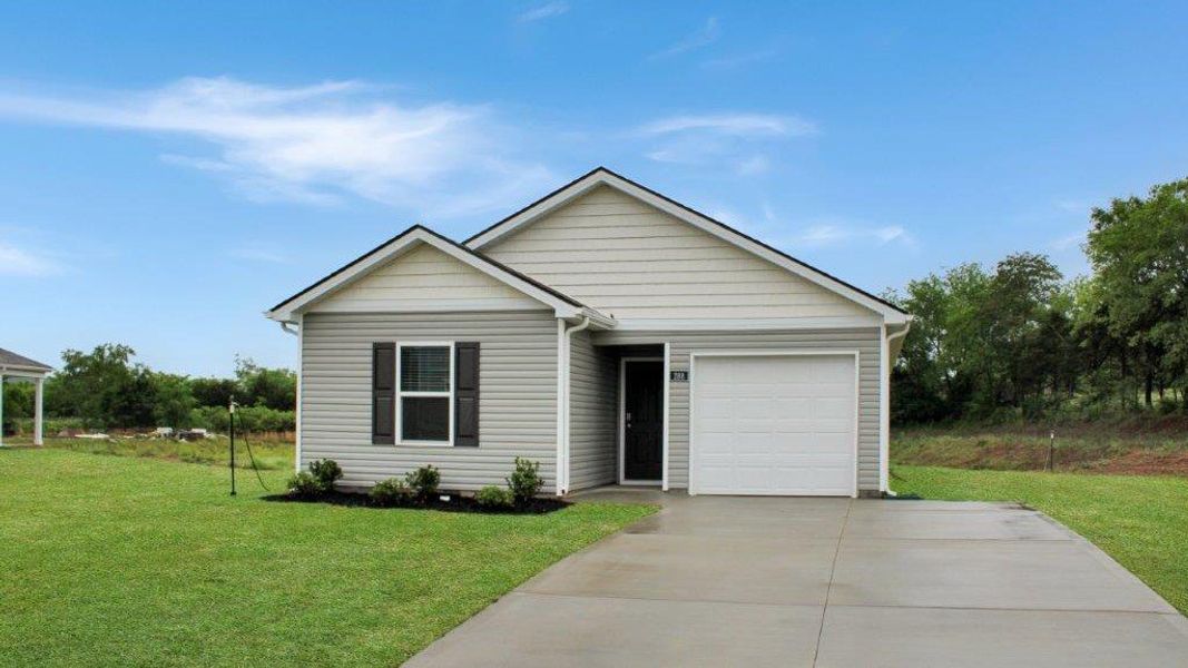 Front exterior of a new home in Crescent Ridge, Niota, TN, highlighting curb appeal (Image 2).